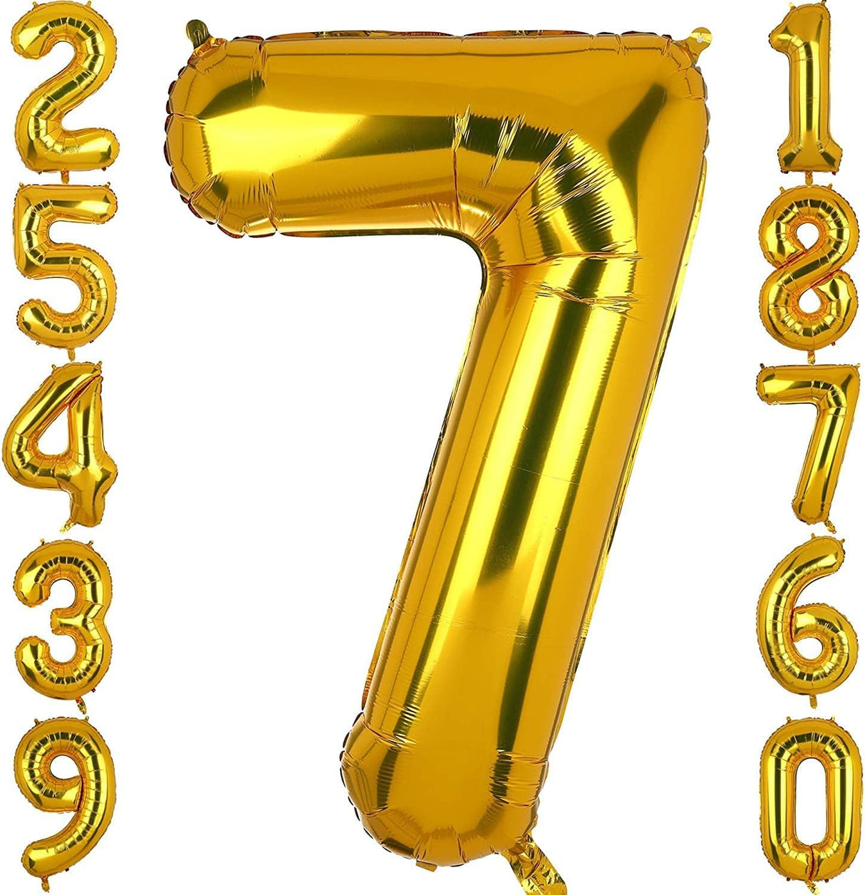 Party Point Number - 7 Foil Balloon 32", Fills with Air or Helium, Gold - Al Kabayel Discount CentreParty Point Number - 7 Foil Balloon 32", Fills with Air or Helium, GoldParty SuppliesPARTY POINTAl Kabayel Discount Centre