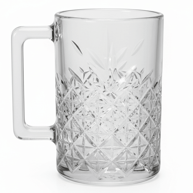 PB Stylish Clear Glass Mug for Tea, Coffee & Everyday Beverages – 350 ml - Al Kabayel Discount CentrePB Stylish Clear Glass Mug for Tea, Coffee & Everyday Beverages – 350 mlMugsPBAl Kabayel Discount Centre