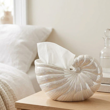 Pearl White Shell Ceramic Napkin Holder - 13 × 22 cm - Al Kabayel Discount CentrePearl White Shell Ceramic Napkin Holder - 13 × 22 cmNapkin Holders & Tissue BoxAKDCAl Kabayel Discount Centre