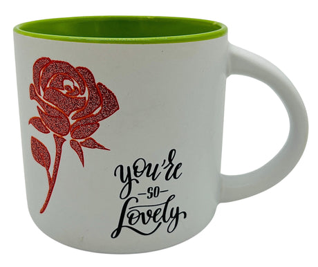 PEPPER STORY Ceramic Mug – White with Red Flower & "You’re So Lovely" Text, 300ml - Al Kabayel Discount CentrePEPPER STORY Ceramic Mug – White with Red Flower & "You’re So Lovely" Text, 300mlMugsPEPPER STORYAl Kabayel Discount Centre