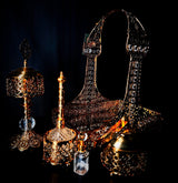Perfume And Bakhoor Set Golden With Stand - Al Kabayel Discount CentrePerfume And Bakhoor Set Golden With StandHome DÃ©cor AccentsAKDCAl Kabayel Discount Centre