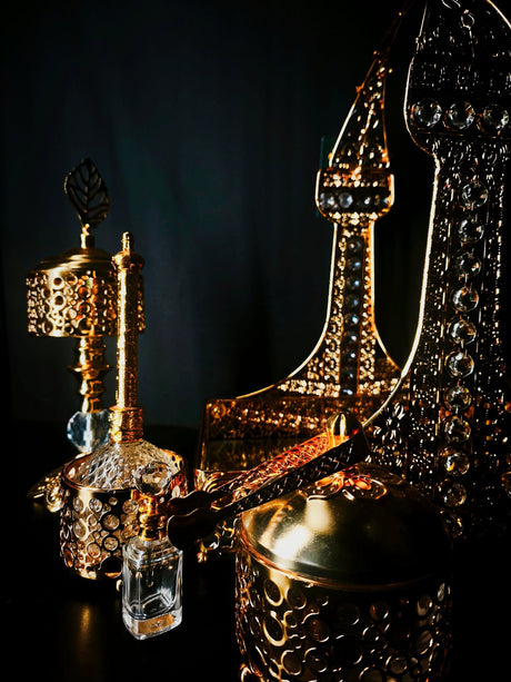 Perfume And Bakhoor Set Golden With Stand - Al Kabayel Discount CentrePerfume And Bakhoor Set Golden With StandHome Décor AccentsAKDCAl Kabayel Discount Centre