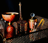 Perfume And Bakhoor Set With Stand Gold And Wooden - Al Kabayel Discount CentrePerfume And Bakhoor Set With Stand Gold And WoodenHome DÃ©cor AccentsAKDCAl Kabayel Discount Centre