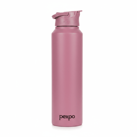 Pexpo Stainless Steel Vacuum Insulated Water Bottle – 1000ml - Dusty Rose / Lavender - Al Kabayel Discount CentrePexpo Stainless Steel Vacuum Insulated Water Bottle – 1000ml - Dusty Rose / LavenderWater BottlesPEXPOAl Kabayel Discount Centre