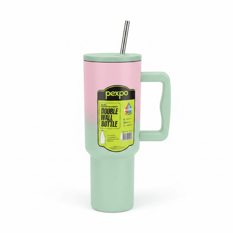 Pexpo Tri-Ply Double Wall Vacuum Insulated Stainless Steel Travel Bottle – 1200ml - Al Kabayel Discount CentrePexpo Tri-Ply Double Wall Vacuum Insulated Stainless Steel Travel Bottle – 1200mlWater BottlesPEXPOAl Kabayel Discount Centre