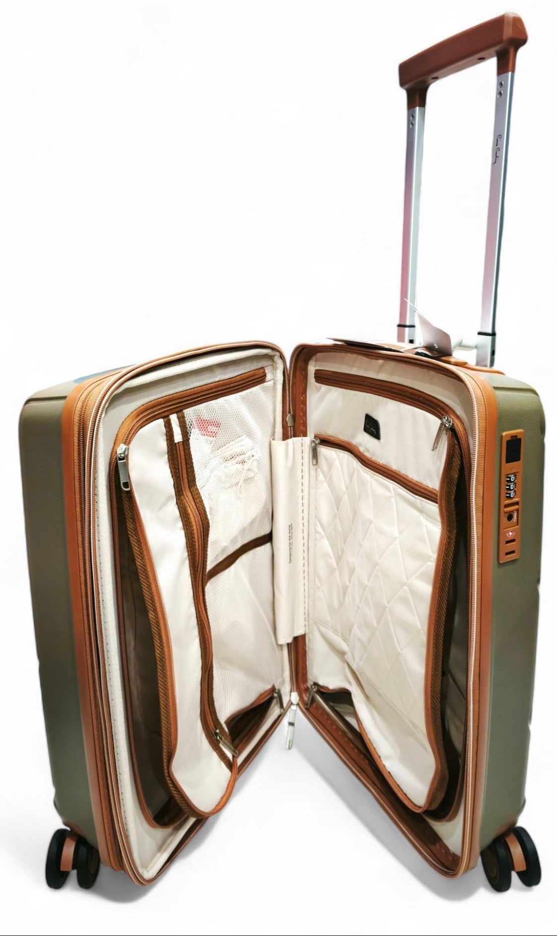 Pierre Cardin 21" Ash Grey Trolley Bag â€“ Compact, Stylish & Perfect for Cabin Use - Al Kabayel Discount CentrePierre Cardin 21" Ash Grey Trolley Bag â€“ Compact, Stylish & Perfect for Cabin UseCabin LuggagePierre CardinAl Kabayel Discount Centre