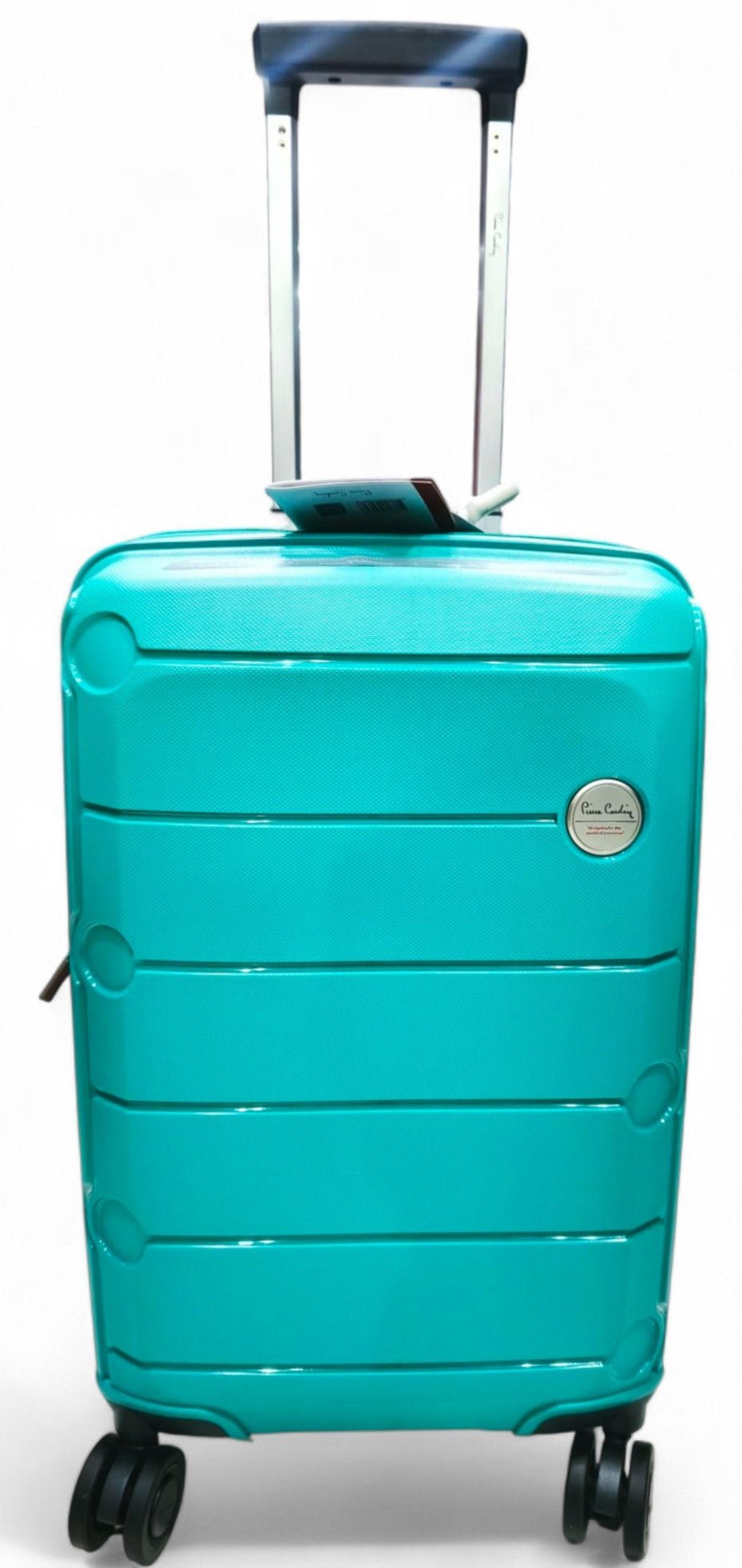 Pierre Cardin 21" Teal Trolley Bag â€“ Compact, Lightweight & Cabin - Friendly - Al Kabayel Discount CentrePierre Cardin 21" Teal Trolley Bag â€“ Compact, Lightweight & Cabin - FriendlyCabin LuggagePierre CardinAl Kabayel Discount Centre