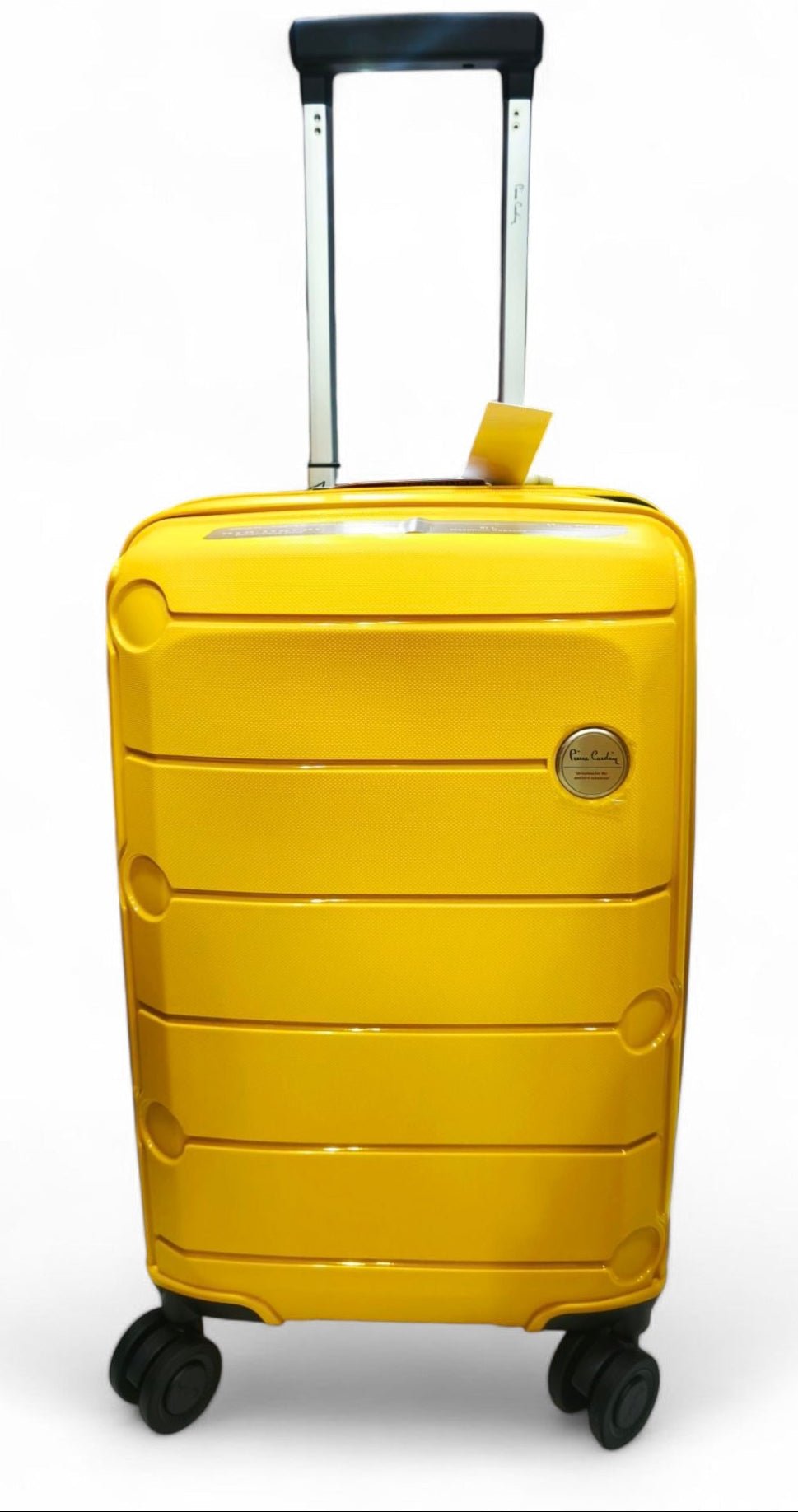 Pierre Cardin 21" Yellow Trolley Bag â€“ Compact, Bright & Cabin - Friendly - Al Kabayel Discount CentrePierre Cardin 21" Yellow Trolley Bag â€“ Compact, Bright & Cabin - FriendlyCabin LuggagePierre CardinAl Kabayel Discount Centre