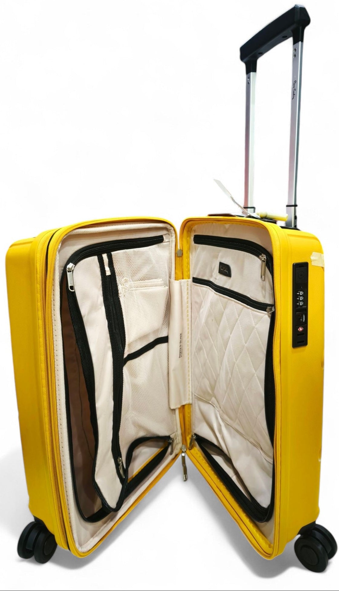 Pierre Cardin 21" Yellow Trolley Bag â€“ Compact, Bright & Cabin - Friendly - Al Kabayel Discount CentrePierre Cardin 21" Yellow Trolley Bag â€“ Compact, Bright & Cabin - FriendlyCabin LuggagePierre CardinAl Kabayel Discount Centre