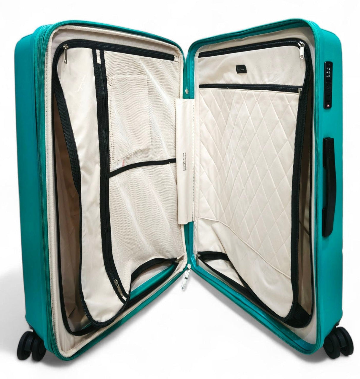 Pierre Cardin 26" Teal Trolley Bag â€“ Stylish, Lightweight & Durable Luggage - Al Kabayel Discount CentrePierre Cardin 26" Teal Trolley Bag â€“ Stylish, Lightweight & Durable LuggageChecked - In LuggagePierre CardinAl Kabayel Discount Centre