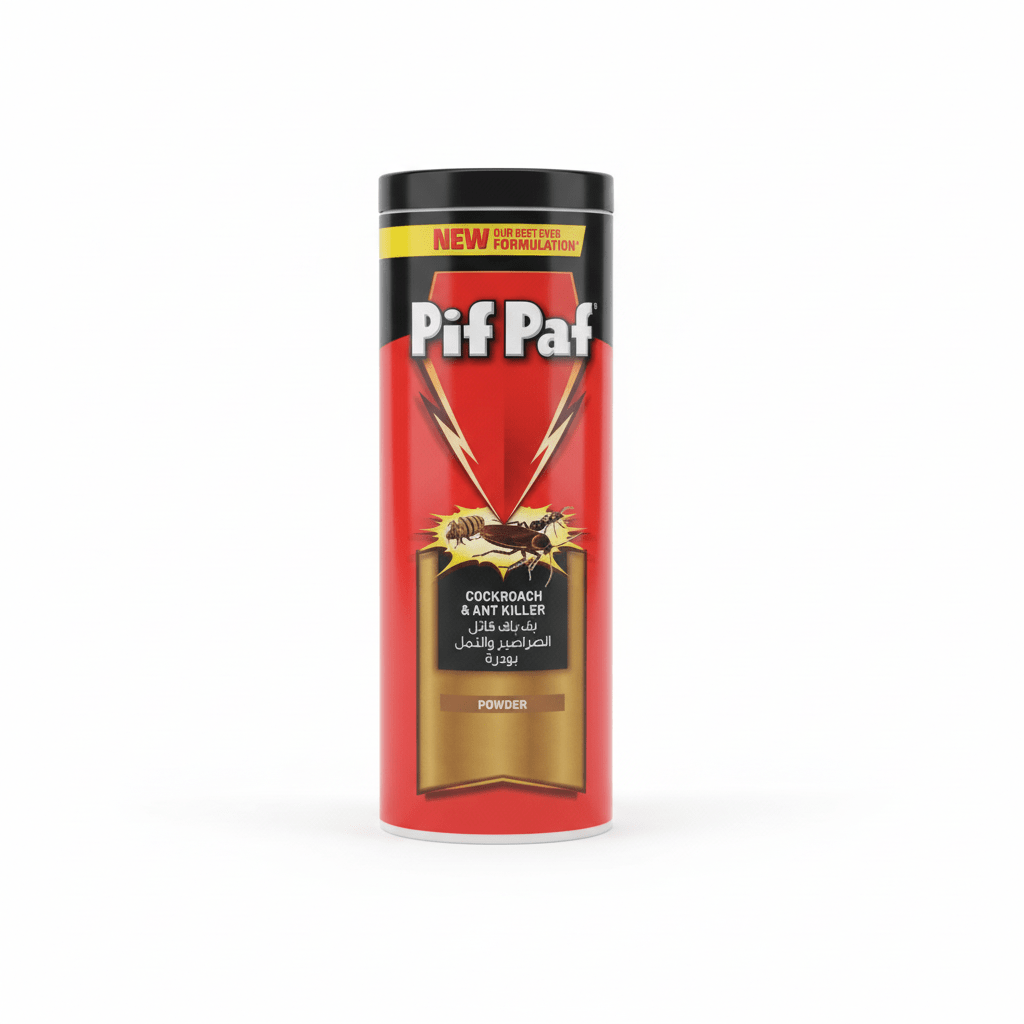 Pif Paf Cockroach & Anti Killer Insects Powder - 100g - Al Kabayel Discount CentrePif Paf Cockroach & Anti Killer Insects Powder - 100gHousehold CleaningPIF PAFAl Kabayel Discount Centre