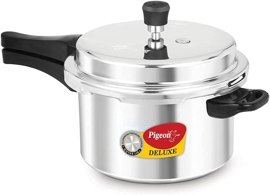 Pigeon Aluminum Pressure Cooker, Silver, 5 Litres - Al Kabayel Discount CentrePigeon Aluminum Pressure Cooker, Silver, 5 LitresPressure CookersPIGEONAl Kabayel Discount Centre