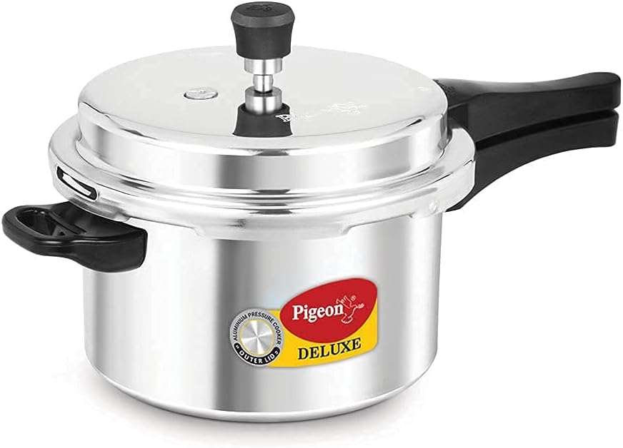 Pigeon Aluminum Pressure Cooker, Silver, 5 Litres - Al Kabayel Discount CentrePigeon Aluminum Pressure Cooker, Silver, 5 LitresPressure CookersPIGEONAl Kabayel Discount Centre