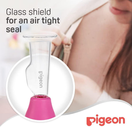 Pigeon, Breast Care Pump With Glass Shield, Milk Production Increase, Improves Lactation, Pain - Free Extraction - Al Kabayel Discount CentrePigeon, Breast Care Pump With Glass Shield, Milk Production Increase, Improves Lactation, Pain - Free ExtractionBaby ProductsPIGEONAl Kabayel Discount Centre