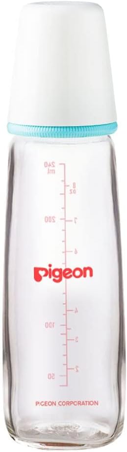 Pigeon Glass Nursing Feeding Bottle, Assorted, 4+ Months, 240 ml - Al Kabayel Discount CentrePigeon Glass Nursing Feeding Bottle, Assorted, 4+ Months, 240 mlBaby ProductsPIGEONAl Kabayel Discount Centre