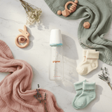 Pigeon Glass Nursing Feeding Bottle, Assorted, 4+ Months, 240 ml - Al Kabayel Discount CentrePigeon Glass Nursing Feeding Bottle, Assorted, 4+ Months, 240 mlBaby ProductsPIGEONAl Kabayel Discount Centre