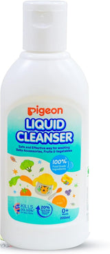 Pigeon Liquid Cleanser, 100% Food Grade Ingredients, Kills 99.99% Bacteria, 200ml - Al Kabayel Discount CentrePigeon Liquid Cleanser, 100% Food Grade Ingredients, Kills 99.99% Bacteria, 200mlHousehold CleaningPIGEONAl Kabayel Discount Centre