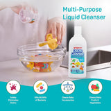 Pigeon Liquid Cleanser, 100% Food Grade Ingredients, Kills 99.99% Bacteria, 450ml - Al Kabayel Discount CentrePigeon Liquid Cleanser, 100% Food Grade Ingredients, Kills 99.99% Bacteria, 450mlHousehold CleaningPIGEONAl Kabayel Discount Centre
