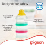 Pigeon Milk Powder Container, 3 Compartments, Lightweight, Bpa Free - Al Kabayel Discount CentrePigeon Milk Powder Container, 3 Compartments, Lightweight, Bpa FreeBaby ProductsPIGEONAl Kabayel Discount Centre