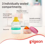 Pigeon Milk Powder Container, 3 Compartments, Lightweight, Bpa Free - Al Kabayel Discount CentrePigeon Milk Powder Container, 3 Compartments, Lightweight, Bpa FreeBaby ProductsPIGEONAl Kabayel Discount Centre