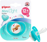 Pigeon Minilight Pacifier, Ultra Light Weight, Soft Silicone Nipple, More Air Flow, BPA Free, L Size for Unisex, 12+ Months, Clear - Al Kabayel Discount CentrePigeon Minilight Pacifier, Ultra Light Weight, Soft Silicone Nipple, More Air Flow, BPA Free, L Size for Unisex, 12+ Months, ClearBaby ProductsPIGEONAl Kabayel Discount Centre