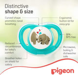 Pigeon Minilight Pacifier, Ultra Light Weight, Soft Silicone Nipple, More Air Flow, BPA Free, M Size for Unisex, 6+ Months, Clear - Al Kabayel Discount CentrePigeon Minilight Pacifier, Ultra Light Weight, Soft Silicone Nipple, More Air Flow, BPA Free, M Size for Unisex, 6+ Months, ClearBaby ProductsPIGEONAl Kabayel Discount Centre