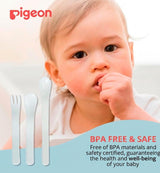 Pigeon Plastic Spoon And Fork Set, 6 Months, 3 Piece [03310],Assorted Colors - Al Kabayel Discount CentrePigeon Plastic Spoon And Fork Set, 6 Months, 3 Piece [03310],Assorted ColorsBaby ProductsPIGEONAl Kabayel Discount Centre
