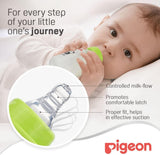 Pigeon Slim Neck Animal Decorated Plastic Feeding Bottle, Ultra Soft Silicone Nipple, Anti Colic, Bpa & Bps Free, 120Ml, Multicolor - Al Kabayel Discount CentrePigeon Slim Neck Animal Decorated Plastic Feeding Bottle, Ultra Soft Silicone Nipple, Anti Colic, Bpa & Bps Free, 120Ml, MulticolorBaby ProductsPIGEONAl Kabayel Discount Centre