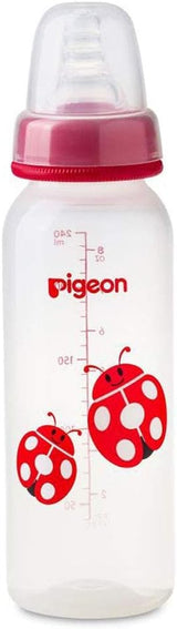 Pigeon Slim Neck Animal Decorated Plastic Feeding Bottle, Ultra Soft Silicone Nipple, Anti Colic, Bpa & Bps Free, 240Ml, Multicolor - Al Kabayel Discount CentrePigeon Slim Neck Animal Decorated Plastic Feeding Bottle, Ultra Soft Silicone Nipple, Anti Colic, Bpa & Bps Free, 240Ml, MulticolorBaby ProductsPIGEONAl Kabayel Discount Centre