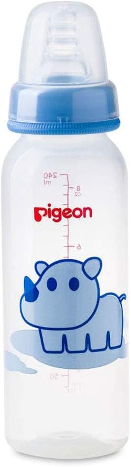 Pigeon Slim Neck Animal Decorated Plastic Feeding Bottle, Ultra Soft Silicone Nipple, Anti Colic, Bpa & Bps Free, 240Ml, Multicolor - Al Kabayel Discount CentrePigeon Slim Neck Animal Decorated Plastic Feeding Bottle, Ultra Soft Silicone Nipple, Anti Colic, Bpa & Bps Free, 240Ml, MulticolorBaby ProductsPIGEONAl Kabayel Discount Centre