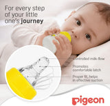 Pigeon Slim Neck Animal Decorated Plastic Feeding Bottle, Ultra Soft Silicone Nipple, Anti Colic, Bpa & Bps Free, 50Ml, Item is Assorted Color - Al Kabayel Discount CentrePigeon Slim Neck Animal Decorated Plastic Feeding Bottle, Ultra Soft Silicone Nipple, Anti Colic, Bpa & Bps Free, 50Ml, Item is Assorted ColorBaby ProductsPIGEONAl Kabayel Discount Centre