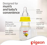 Pigeon Slim Neck Animal Decorated Plastic Feeding Bottle, Ultra Soft Silicone Nipple, Anti Colic, Bpa & Bps Free, 50Ml, Item is Assorted Color - Al Kabayel Discount CentrePigeon Slim Neck Animal Decorated Plastic Feeding Bottle, Ultra Soft Silicone Nipple, Anti Colic, Bpa & Bps Free, 50Ml, Item is Assorted ColorBaby ProductsPIGEONAl Kabayel Discount Centre
