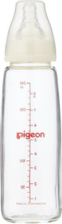 Pigeon Slim Neck Glass Feeding Bottle, Clear Cap, Ultra - Soft Silicone, Anti - Colic, Bpa & Bps Free, 200Ml, White - Al Kabayel Discount CentrePigeon Slim Neck Glass Feeding Bottle, Clear Cap, Ultra - Soft Silicone, Anti - Colic, Bpa & Bps Free, 200Ml, WhiteBaby ProductsPIGEONAl Kabayel Discount Centre