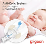 Pigeon Slim Neck Glass Feeding Bottle, Clear Cap, Ultra Soft Silicone Nipple, Anti - Colic, Durable & Long Lasting, BPA & BPS Free, White/Clear, 120ml - Al Kabayel Discount CentrePigeon Slim Neck Glass Feeding Bottle, Clear Cap, Ultra Soft Silicone Nipple, Anti - Colic, Durable & Long Lasting, BPA & BPS Free, White/Clear, 120mlBaby ProductsPIGEONAl Kabayel Discount Centre