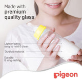 Pigeon Slim Neck Glass Feeding Bottle, White Cap, Ultra - Soft Silicone, Anti - Colic, Bpa & Bps Free, 200Ml, Multicolor - Al Kabayel Discount CentrePigeon Slim Neck Glass Feeding Bottle, White Cap, Ultra - Soft Silicone, Anti - Colic, Bpa & Bps Free, 200Ml, MulticolorBaby ProductsPIGEONAl Kabayel Discount Centre
