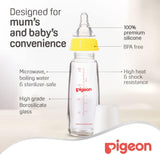 Pigeon Slim Neck Glass Feeding Bottle, White Cap, Ultra - Soft Silicone, Anti - Colic, Bpa & Bps Free, 200Ml, Multicolor - Al Kabayel Discount CentrePigeon Slim Neck Glass Feeding Bottle, White Cap, Ultra - Soft Silicone, Anti - Colic, Bpa & Bps Free, 200Ml, MulticolorBaby ProductsPIGEONAl Kabayel Discount Centre