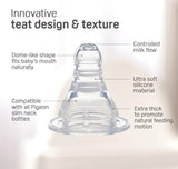 Pigeon Slim Neck Glass Feeding Bottle, White Cap, Ultra Soft Silicone Nipple, Anti - Colic, Durable & Long Lasting, BPA & BPS Free, Assorted/Clear, 120ml - Al Kabayel Discount CentrePigeon Slim Neck Glass Feeding Bottle, White Cap, Ultra Soft Silicone Nipple, Anti - Colic, Durable & Long Lasting, BPA & BPS Free, Assorted/Clear, 120mlBaby ProductsPIGEONAl Kabayel Discount Centre