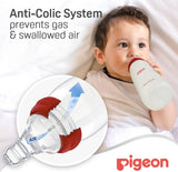 Pigeon Slim Neck Plastic Feeding Bottle, White Cap, Ultra Soft Silicone Nipple, Anti Colic, Bpa & Bps Free, 240ml, Multi Color - Al Kabayel Discount CentrePigeon Slim Neck Plastic Feeding Bottle, White Cap, Ultra Soft Silicone Nipple, Anti Colic, Bpa & Bps Free, 240ml, Multi ColorBaby ProductsPIGEONAl Kabayel Discount Centre