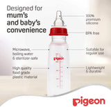 Pigeon Slim Neck Plastic Feeding Bottle, White Cap, Ultra Soft Silicone Nipple, Anti Colic, Bpa & Bps Free, 240ml, Multi Color - Al Kabayel Discount CentrePigeon Slim Neck Plastic Feeding Bottle, White Cap, Ultra Soft Silicone Nipple, Anti Colic, Bpa & Bps Free, 240ml, Multi ColorBaby ProductsPIGEONAl Kabayel Discount Centre