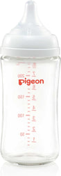 Pigeon Softouch Wide Neck Feeding Glass Nursing Bottle, Medium Nipple Size, BPA Free, 3 + Months, 240ml - Al Kabayel Discount CentrePigeon Softouch Wide Neck Feeding Glass Nursing Bottle, Medium Nipple Size, BPA Free, 3 + Months, 240mlBaby ProductsPIGEONAl Kabayel Discount Centre