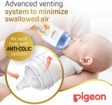 Pigeon Softouch Wide Neck Peristaltic PLUS Decorated Feeding Nursing Bottle, Medium Nipple Size, BPA Free, 3 + Months, 240ml, Multi - Color - Al Kabayel Discount CentrePigeon Softouch Wide Neck Peristaltic PLUS Decorated Feeding Nursing Bottle, Medium Nipple Size, BPA Free, 3 + Months, 240ml, Multi - ColorBaby ProductsPIGEONAl Kabayel Discount Centre