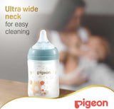 Pigeon Softouch Wide Neck Peristaltic PLUS Decorated Feeding Nursing Bottle, SS Nipple Size, BPA Free, 0 + Months, 160ml - Assorted Color - Al Kabayel Discount CentrePigeon Softouch Wide Neck Peristaltic PLUS Decorated Feeding Nursing Bottle, SS Nipple Size, BPA Free, 0 + Months, 160ml - Assorted ColorBaby ProductsPIGEONAl Kabayel Discount Centre