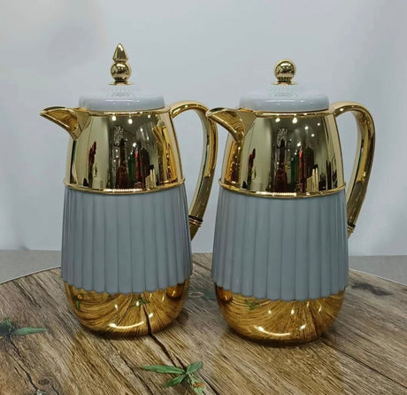 Pilsco 2pcs vacuum flask 1+1Ltr Light Teal Gold - Al Kabayel Discount CentrePilsco 2pcs vacuum flask 1+1Ltr Light Teal GoldThermosPILSCOAl Kabayel Discount Centre