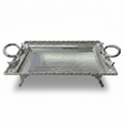 Pilsco Compact Footed Silver Stainless Steel Serving Tray with Elegant Handles – 39×29cm - Al Kabayel Discount CentrePilsco Compact Footed Silver Stainless Steel Serving Tray with Elegant Handles – 39×29cmServing TraysAKDCAl Kabayel Discount Centre
