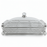 Pilsco Elegant 6 - Section Acrylic Candy Serving Tray with Silver Metal Holder & Decorative Lid – Premium Sweet and Snack Organizer 38×26 cm - Al Kabayel Discount CentrePilsco Elegant 6 - Section Acrylic Candy Serving Tray with Silver Metal Holder & Decorative Lid – Premium Sweet and Snack Organizer 38×26 cmJars & Food SaversPILSCOAl Kabayel Discount Centre