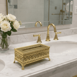 Pilsco Elegant Gold Metal Tissue Box Holder – Luxury Finish Tissue Box Cover – 26.5 × 13 cm - Al Kabayel Discount CentrePilsco Elegant Gold Metal Tissue Box Holder – Luxury Finish Tissue Box Cover – 26.5 × 13 cmNapkin Holders & Tissue BoxPILSCOAl Kabayel Discount Centre