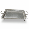 Pilsco Footed Silver Stainless Steel Serving Tray with Elegant Handles – 50×35cm - Al Kabayel Discount CentrePilsco Footed Silver Stainless Steel Serving Tray with Elegant Handles – 50×35cmServing TraysPILSCOAl Kabayel Discount Centre