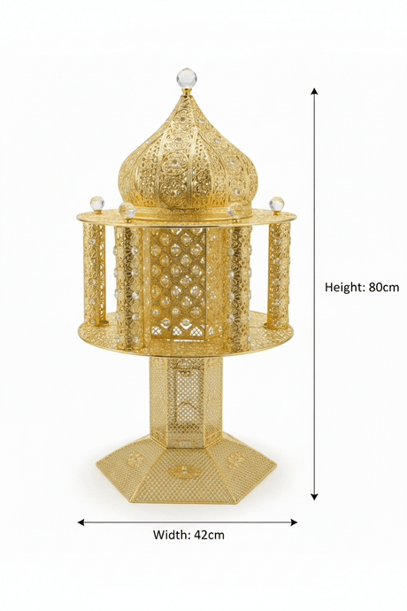 Pilsco Gold Incense Burner Ornate Filigree Mabkhara - 80 × 42 cm - Al Kabayel Discount CentrePilsco Gold Incense Burner Ornate Filigree Mabkhara - 80 × 42 cmIncense BurnerPILSCOAl Kabayel Discount Centre
