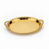 Pilsco Gold Metal Oval Serving Tray - 45×32cm - Al Kabayel Discount CentrePilsco Gold Metal Oval Serving Tray - 45×32cmServing TraysPILSCOAl Kabayel Discount Centre
