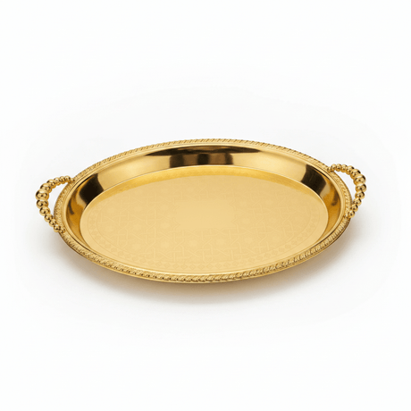 Pilsco Gold Metal Oval Serving Tray - 45×32cm - Al Kabayel Discount CentrePilsco Gold Metal Oval Serving Tray - 45×32cmServing TraysPILSCOAl Kabayel Discount Centre